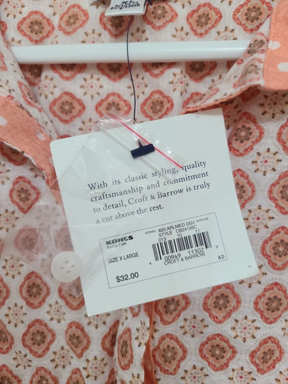 Red & White Collared Tank Top - Picture 4 of 4